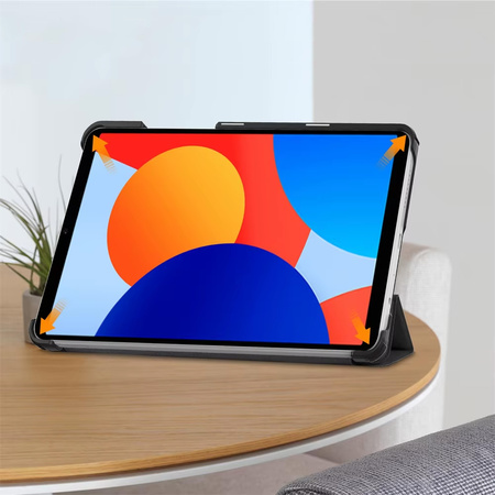 Puzdro grafické s klapkou na Xiaomi Redmi Pad SE 8.7 2024 / Redmi Pad - ochranné so stojanom