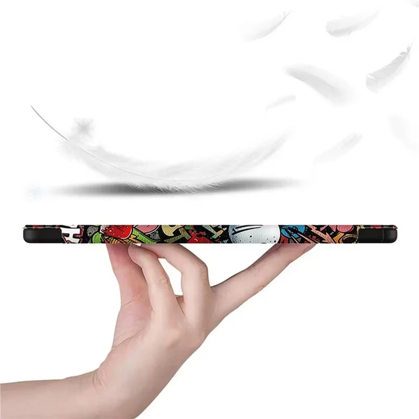 Puzdro grafické s klapkou na Xiaomi Redmi Pad SE 2023 11 / Redmi Pad - ochranné so stojanom