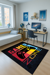 Dywan gamingowy 3D Gamer Zone 120x170 cm - nowoczesny wzór 3D do pokoju gracza