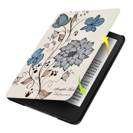 Etui Graphic Kindle Paperwhite 6/ Colorsoft/ Signature Edition- Floral