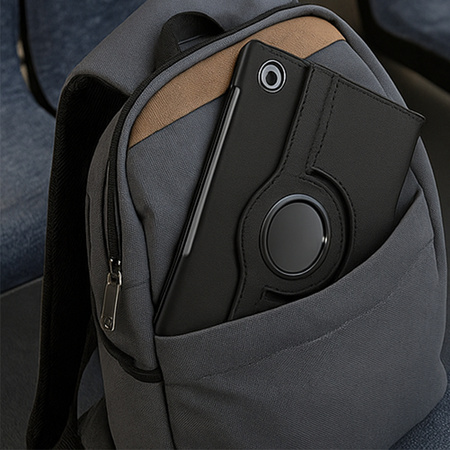 Puzdro otočné 360 na Lenovo Tab M10 10.1 2022 3 Gen / Tab M10 Plus 2022 3-generácia, čierne - ochranné so stojanom