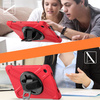 Etui Shockproof do Samsung Galaxy Tab A9 Plus 11 2023 X210 X215 X216, czerwone - ochronne z podstawką