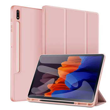 Etui Smart z uchwytem na rysik do Samsung Galaxy Tab S9 / S9 S10, różowe - ochronne z podstawką