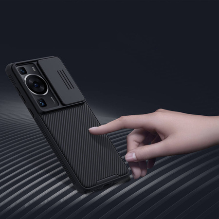 Puzdro Nillkin CamShield Pro na Huawei Honor Magic 5 Pro, modré - ochranné so stojanom