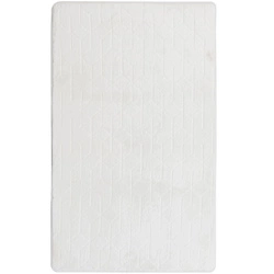 STRADO Rabbit 3D plush soft like rabbit anti-slip carpet 160x220 White