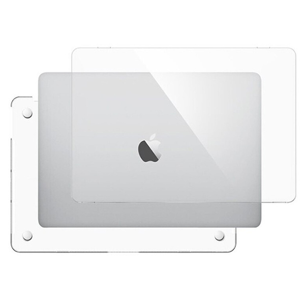 Puzdro Shell obal na Apple MacBook Air 13 13.6 M3 2024 / M4 2025, priehľadné - ochranné