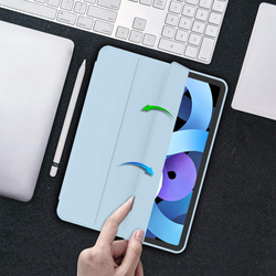 Etui Smart Pencil do iPad Air 11 M4 M3 M2, 2026/ 25/ 24, gen. 8/ 7/ 6, niebieskie - ochronne z podstawką