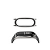 Pasek skórzany do 215 mm do Xiaomi Mi Band 3 / 4, czarny - wymienny