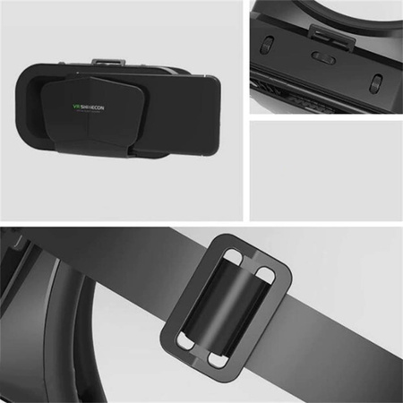 Okuliare 3D VR Shinecon G10 na smartfón ľahké pohodlné nastaviteľné 120