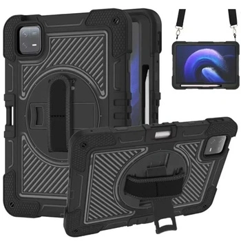 Puzdro Armor na Xiaomi Pad 7 Pad 7 Pro 11.2 pancierové / 7 Pro, čierne - ochranné so stojanom