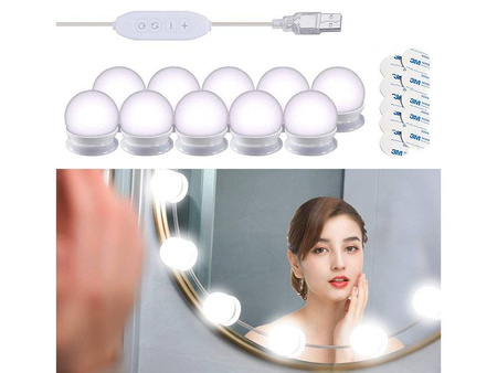 LED mirror lights, makeup set 10 pcs