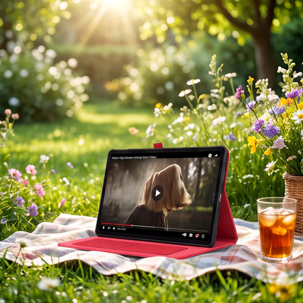 Etui z klapką do Lenovo Idea Tab 11" TB336FU TB336ZU ZAFR0378PL - czerwone