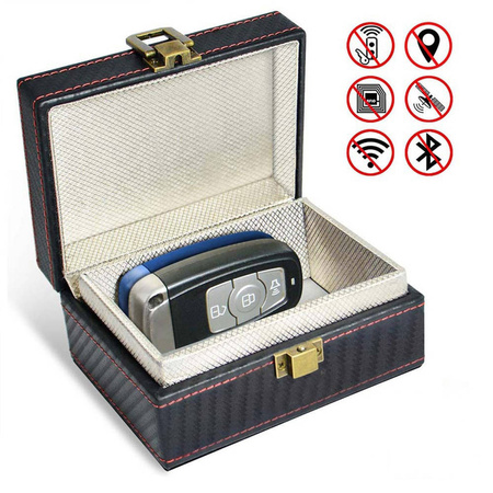 RFID radio signal blocking key box - faraday cage
