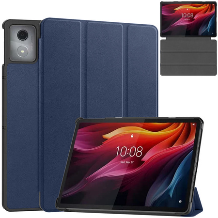 Puzdro Smart s klapkou na Lenovo Tab K11 Plus 11.45 / Lenovo K11 Plus, tmavomodré - ochranné so stojanom