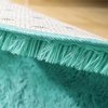 Shaggy Strado round carpet 200x200 TurquoiseSea (Turquoise)