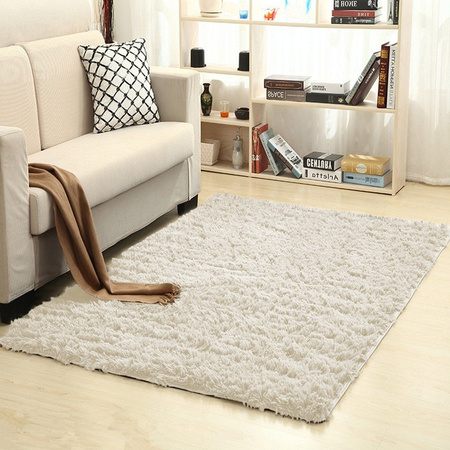 Shaggy Strado carpet 140x190 CreamBeige (Beige)