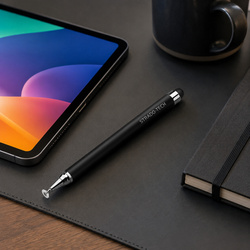 Precyzyjny rysik stylus pen do tabletu telefonu, dwustronny, czarny