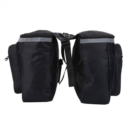 Double 25L Strado bike rack pannier bag (Black)