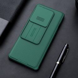 Etui Nillkin CamShield Pro do OnePlus 12R, zielone - ochronne z podstawką, dostęp do portów i przycisków