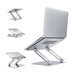 Nillkin ProDesk silver adjustable aluminum laptop stand for office and home use