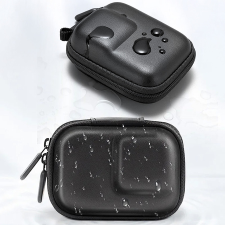 Etui Wodoodporne IP54 do Kamery GoPro Hero 13 12 11 10 9 Dji Action 5 4 / Dji Osmo Action 3 / Dji Osmo Action 5, czarne - ochronne