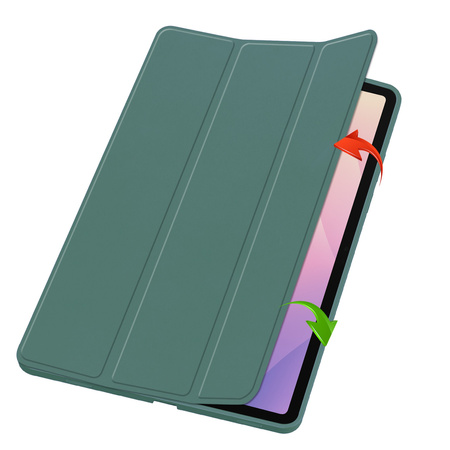 Puzdro Smart Pencil na Samsung Galaxy Tab S11 11 SM SMX736 s klapkou, zelené - ochranné