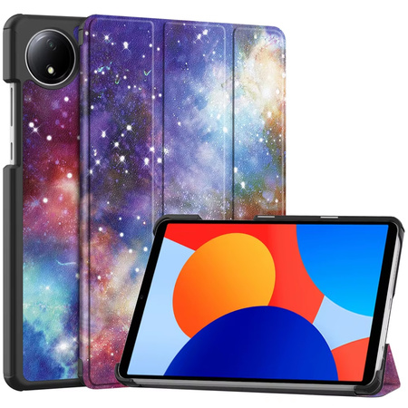 Puzdro Graphic na Redmi Pad SE 8.7 2024 / Redmi Pad, Galactica - ochranné so stojanom, prístup k portom a tlačidlám