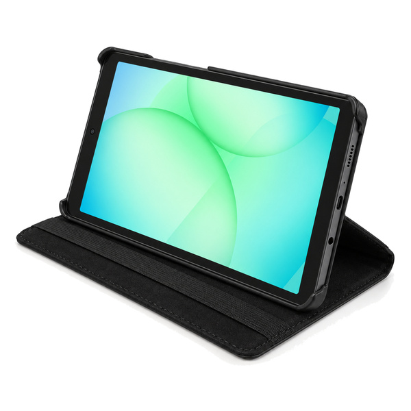 Etui obrotowe do Samsung Galaxy Tab A11 X135/ X133 A9 SM-X115/X110 - czarne