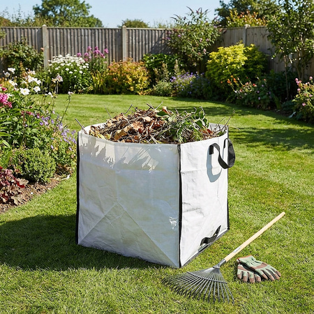 Worek kosz ogrodowy z uchwytami mocny na odpady liście trawę gałęzie 75L