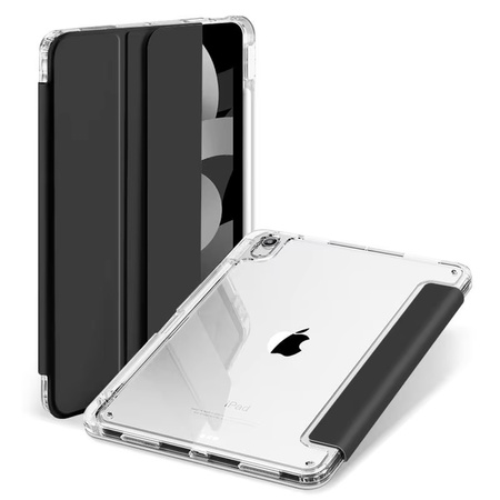Hard Crystal case with stylus holder for Apple iPad 10.9 10 GEN 2022 / iPad 11 A16 11GEN 2025 - Black