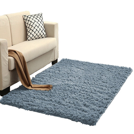 Shaggy Strado 80x150 SilverFur room carpet (Light gray)