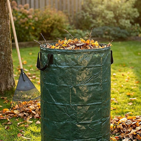 Worek kosz ogrodowy z uchwytami mocny na odpady liście trawę gałęzie 235L