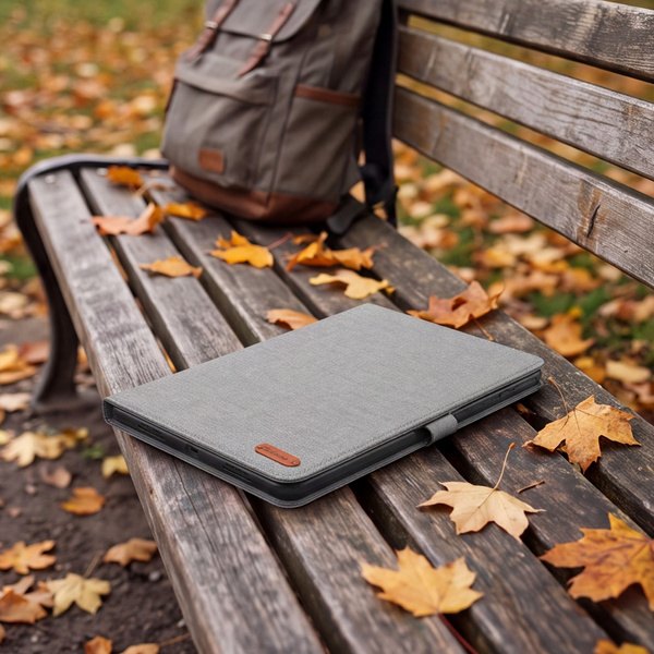 Etui z klapką do Lenovo Idea Tab 11" TB336FU TB336ZU ZAFR0378PL - szare