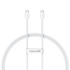 Baseus Superior Series ll USB-C - USB-C 30W 480Mb/s cable 1m - white