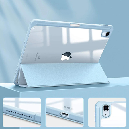 Etui Crystal Pencil do iPad Air 11 6 Gen M2 2024 / 7 Gen M3 2025 / iPad Air 11 Gen. 6 A2902 A2899 A2900, zielone - ochronne