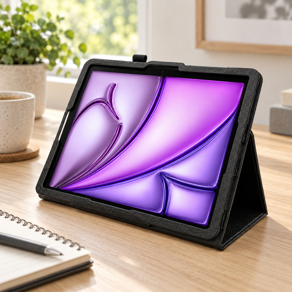 Etui z klapką do Apple iPad Air 11 M4 M3 M2 2026/ 25/ 24 gen. 8/ 7/ 6 - czarne