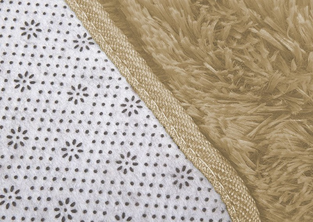 Shaggy Strado room carpet 100x150 CappuccinoCamel (Light brown)