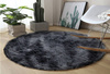 Shaggy Ombre Strado Round Carpet 140x140 OmbreGrey (Dark Gray)