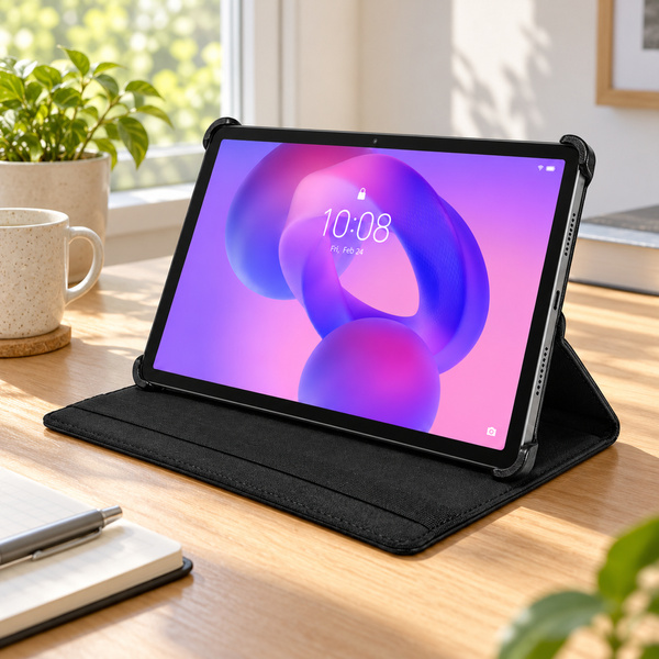 Etui obrotowe do Lenovo Idea Tab Plus 12.1 2025 TB361FU TB361ZU - czarne