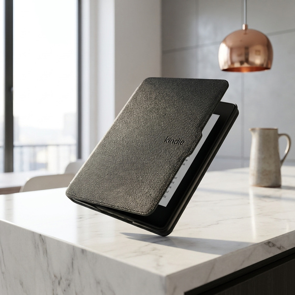 Book Cover black case for Kindle Paperwhite 1/2/3 with sleep function and elegant finish