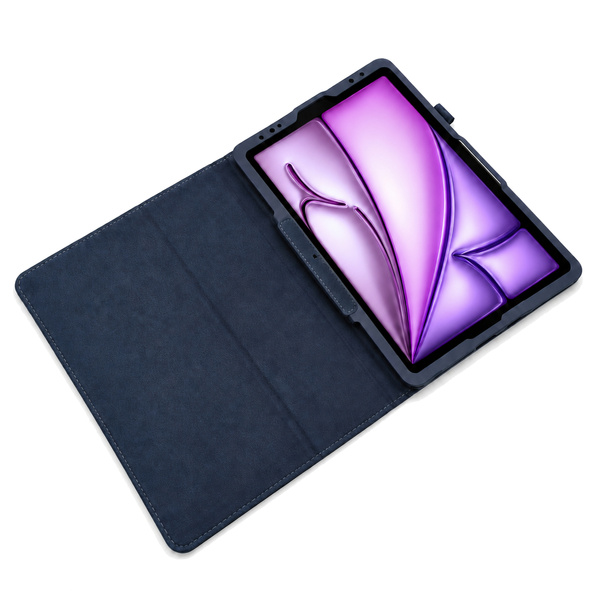 Etui z klapką do Apple iPad Air 11 M4 M3 M2 2026/ 25/ 24 gen. 8/ 7/ 6 - granatowe