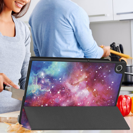 Puzdro grafické na Lenovo Tab 10.1 2025 s klapkou - ochranné so stojanom