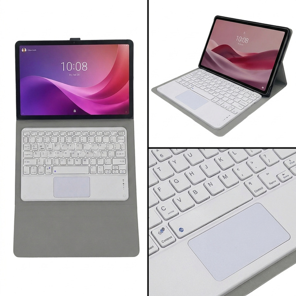 Etui z klawiaturą do Lenovo Tab M11 TB330FU pokrowiec ochronne szare