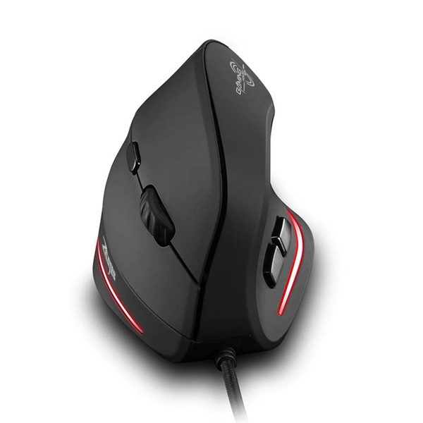 Vertikálna ergonomická podsvietená myš LED USB Zelotes T20