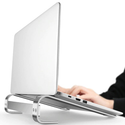 Aluminum tablet laptop stand up to 18" Simple S1 (Silver)