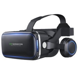 Okuliare 3D VR Shinecon 10 na telefón vstavané slúchadlá