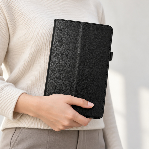 Etui Slim z klapką do Galaxy Tab A11 X135/ X133 A9 SM-X115/ X110 - czarne