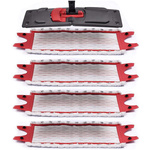 Set of 4 Vileda UltraMax heavy-duty mop pads designed for cleaning
