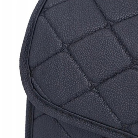 Folding large organizer for car trunk quilted trunk bag tote for shopping and tools