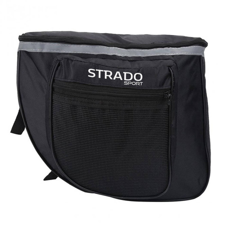 Double 25L Strado bike rack pannier bag (Black)